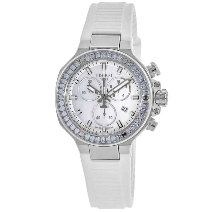 Tissot T-race Chronograph 38mm White Women`s Watch T141.817.97.111.00