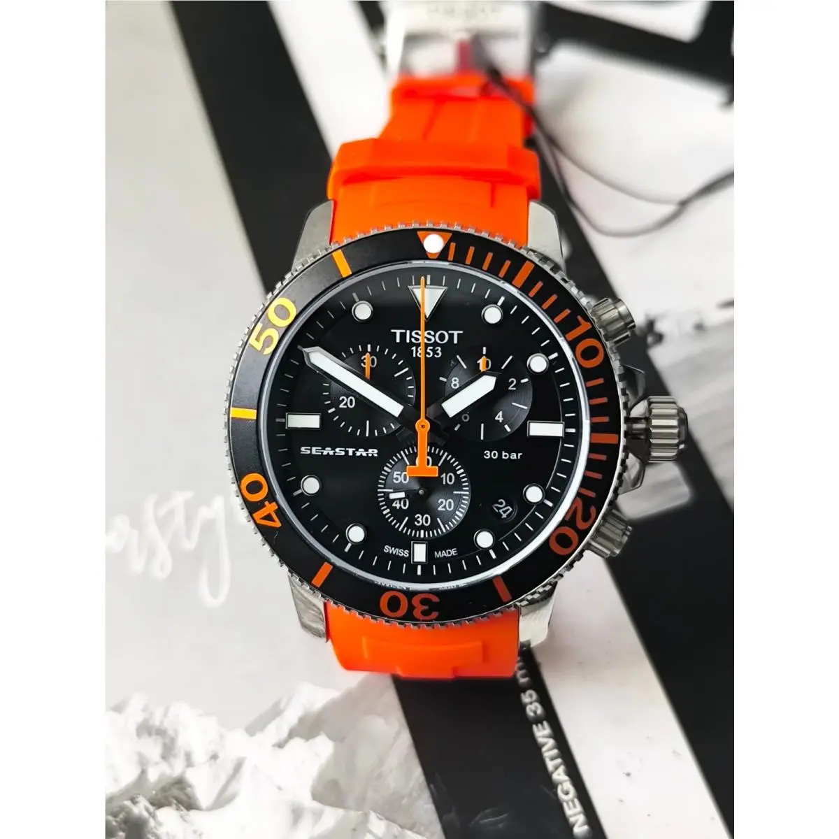 Tissot Seastar 1000 Chronograph Orange T120.417.17.051.01