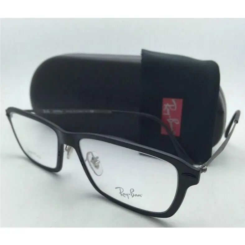 Ray-ban Rx-able Eyeglasses Light Ray RB 7038 2077 53-16 Matte Black Frames