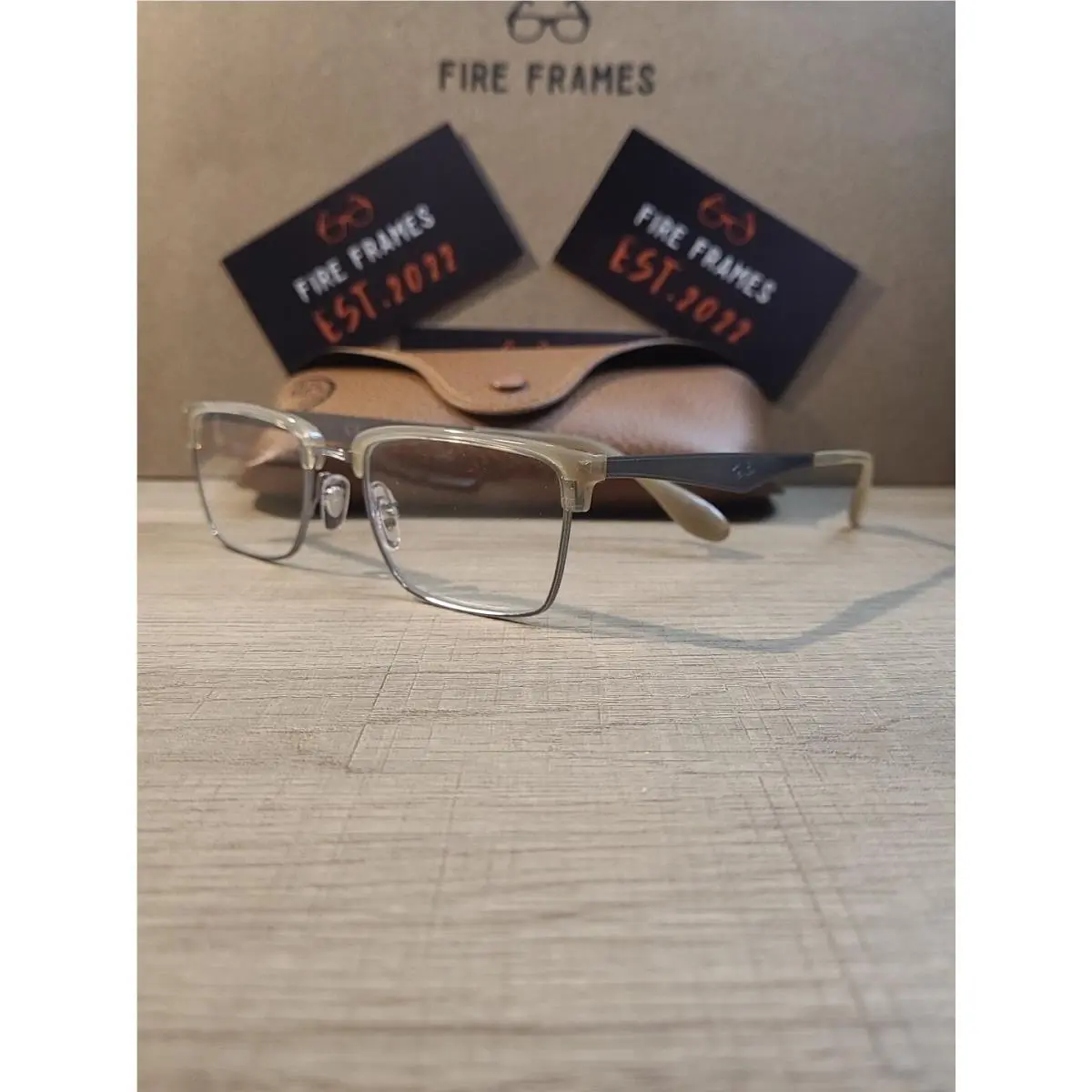 Ray-ban RB 6397 2935 Silver/cream Eyeglasses Frames 52-19-140 Rare Find