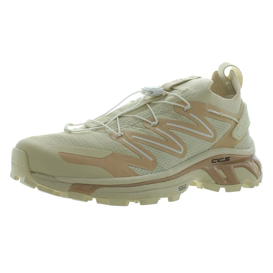 Salomon shoes - Bleached Sand/Hazelnut/White, Main: Beige 0