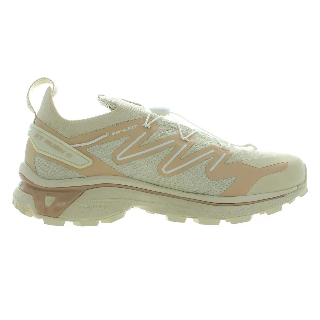 Salomon shoes - Bleached Sand/Hazelnut/White, Main: Beige 1