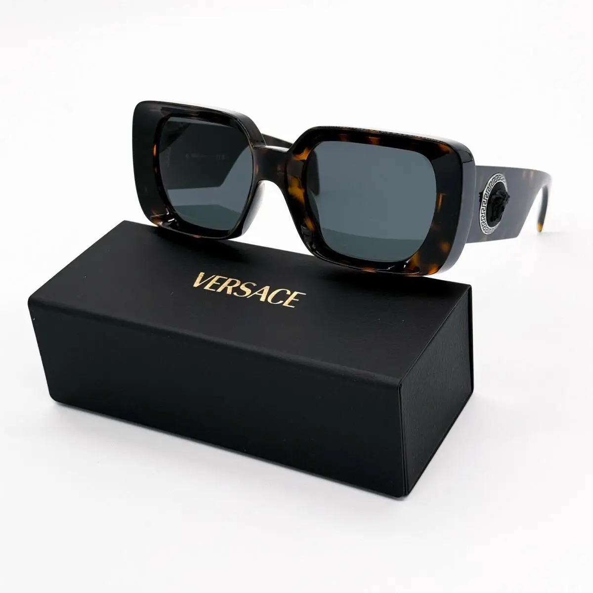 Versace VE4473U 108/87 Women Havana Square Sunglasses Versace Mod 4473U