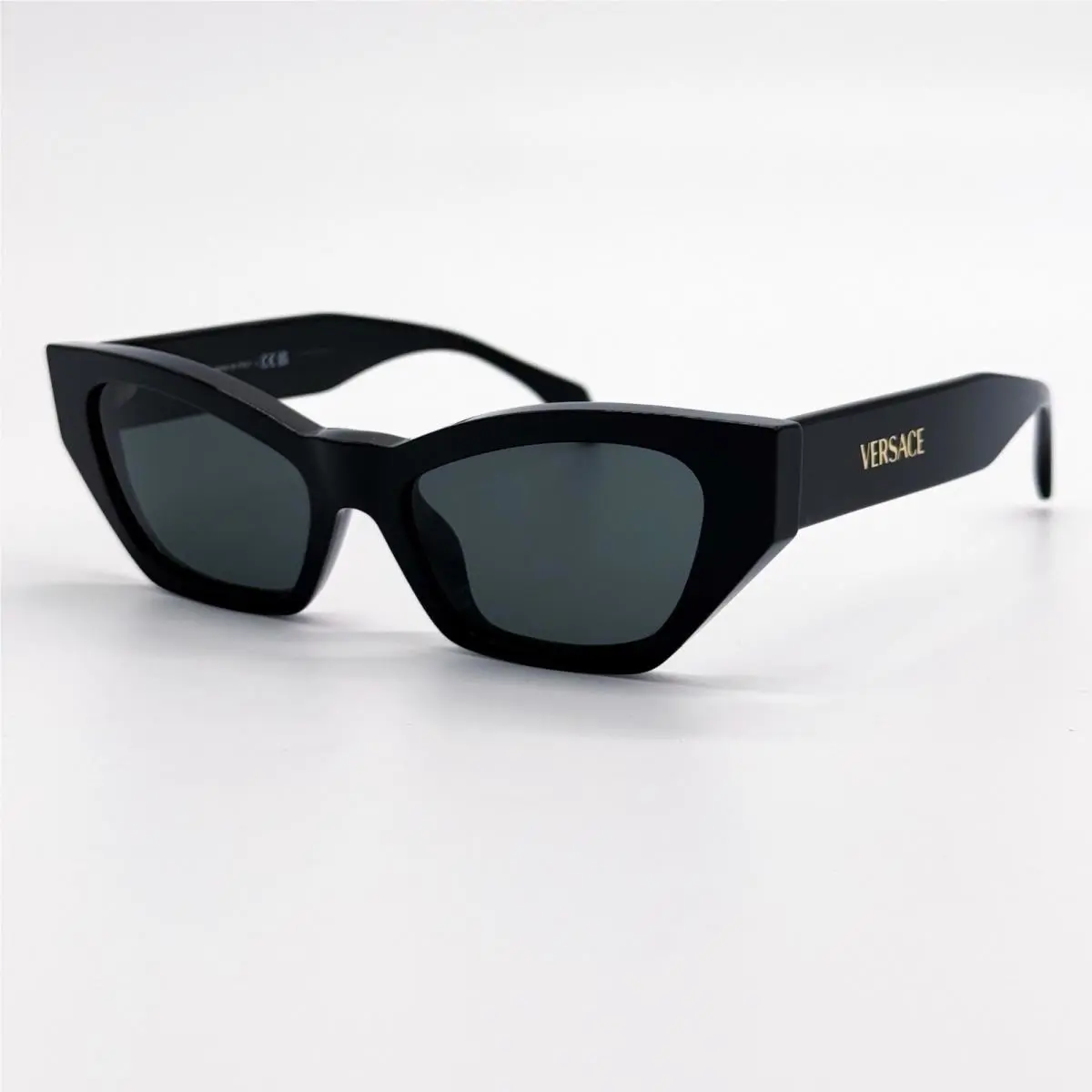 VE4488U GB1/87 Versace Cat Eye Black Women Sunglasses Mod 4488U GB1/87