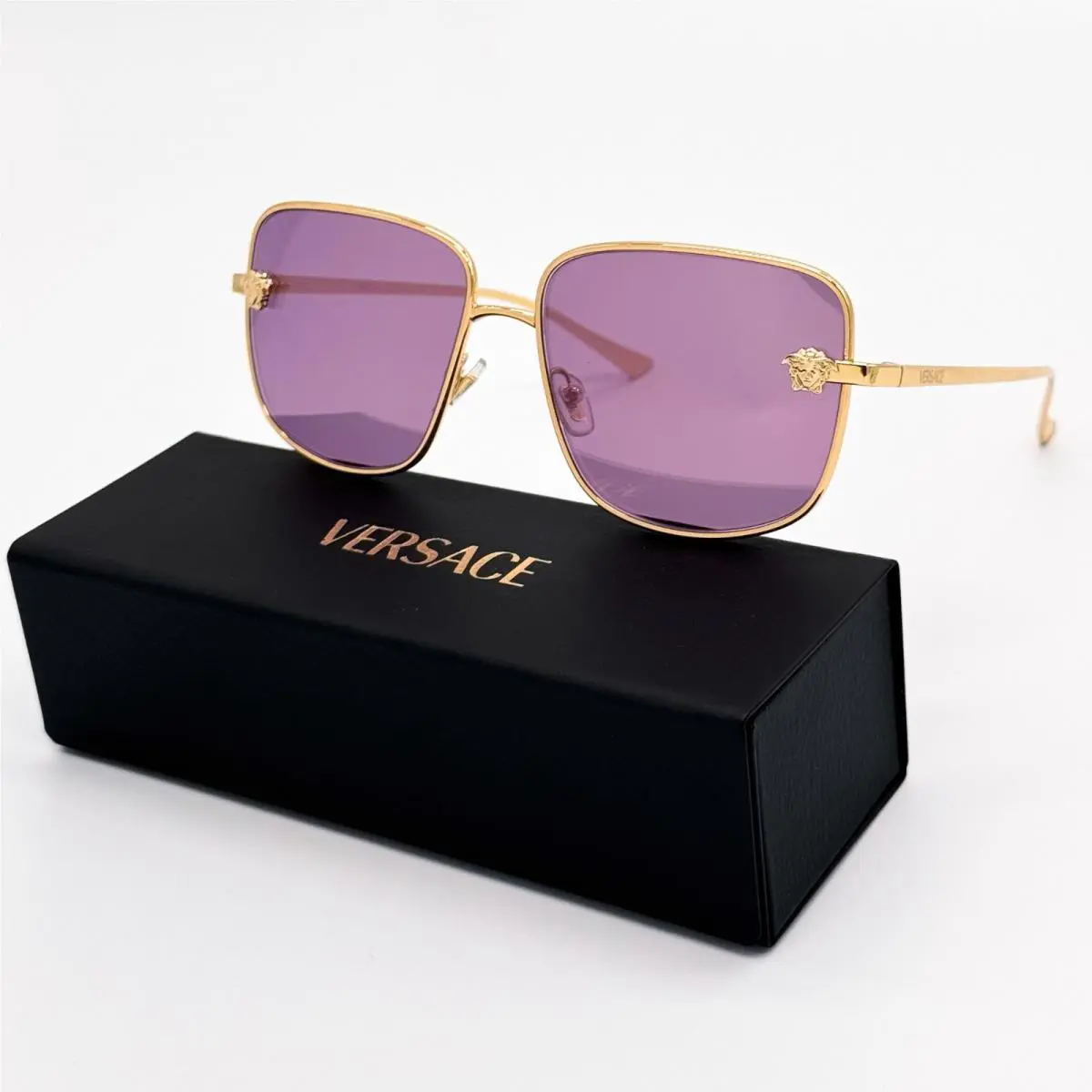 VE2282 1002/AK Versace Gold Pink Sunglasses VE2282 1002AK