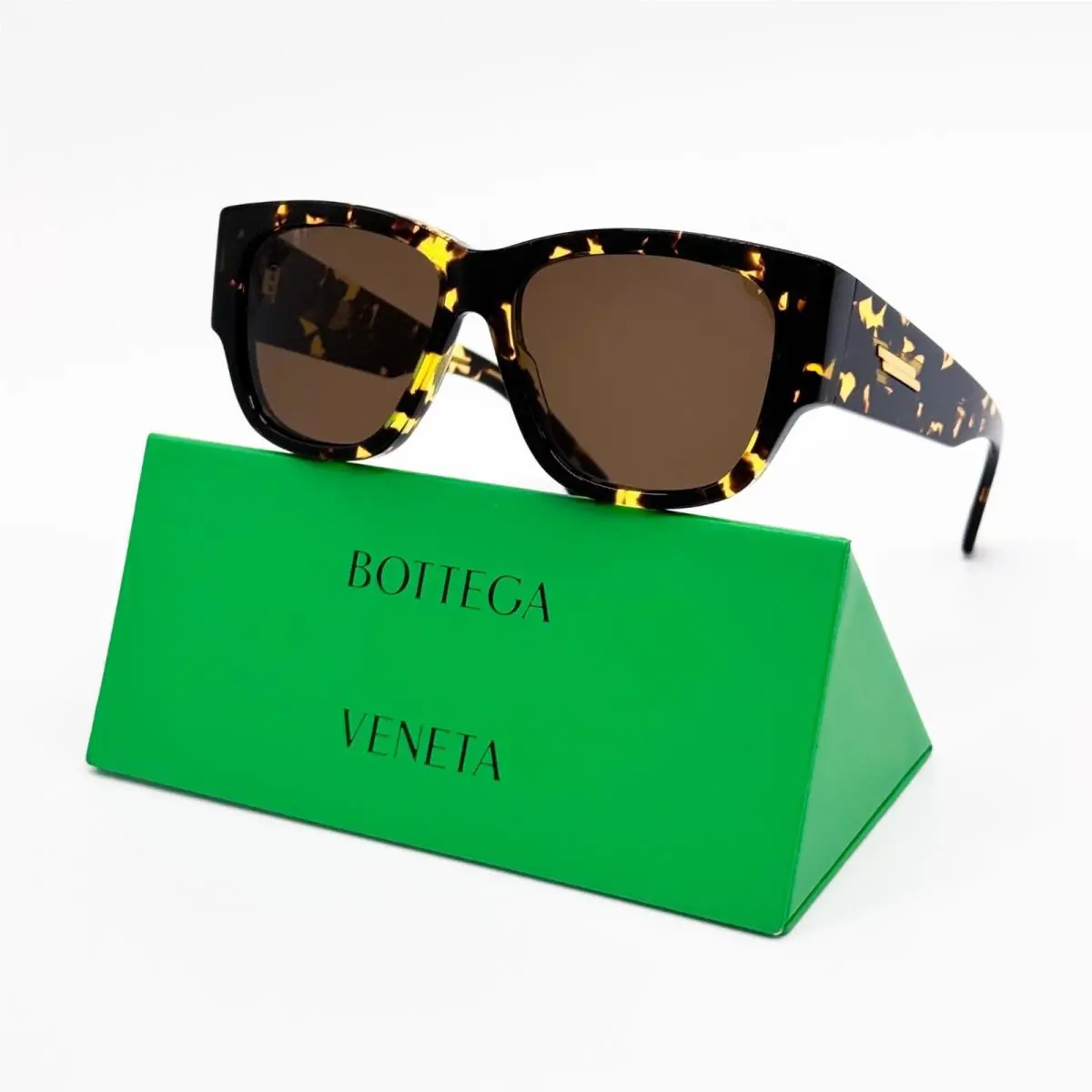 Bottega Veneta Sunglasses BV1026S 002 Havana Women Eyewear Bottega Veneta