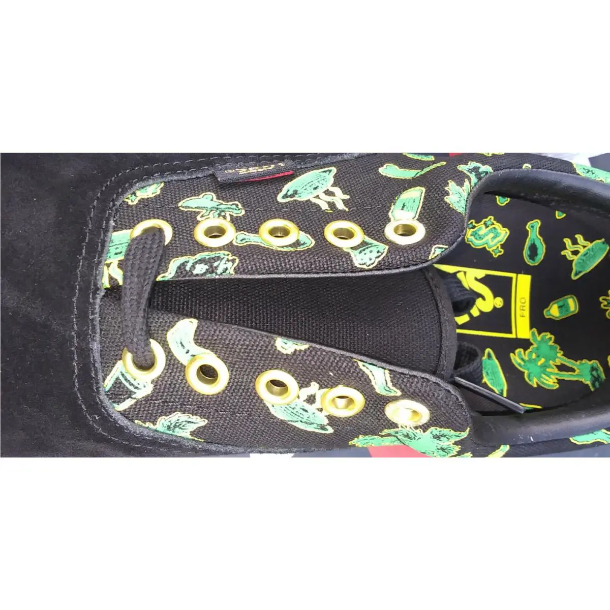 Vans shoes - Era Pro - Era Pro - VNOA347L0V4 - Black/Green 9