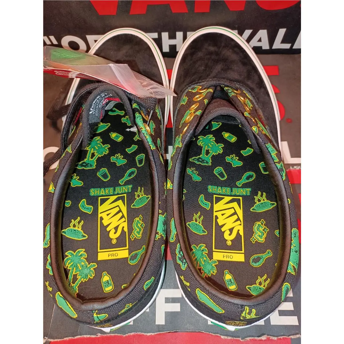 Vans shoes - Era Pro - Era Pro - VNOA347L0V4 - Black/Green 10
