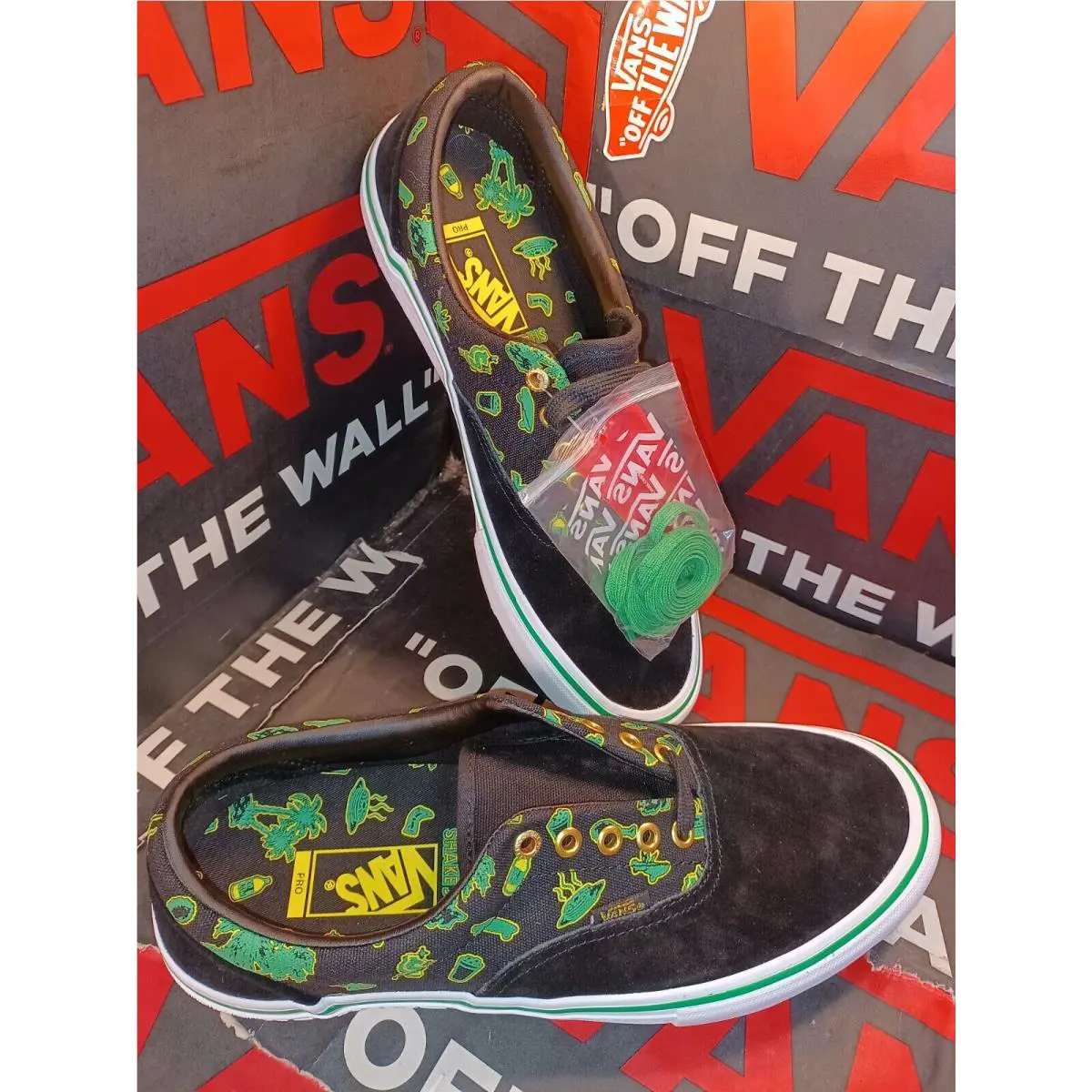 Vans shoes - Era Pro - Era Pro - VNOA347L0V4 - Black/Green 0