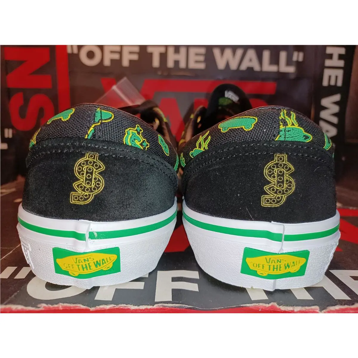 Vans shoes - Era Pro - Era Pro - VNOA347L0V4 - Black/Green 3