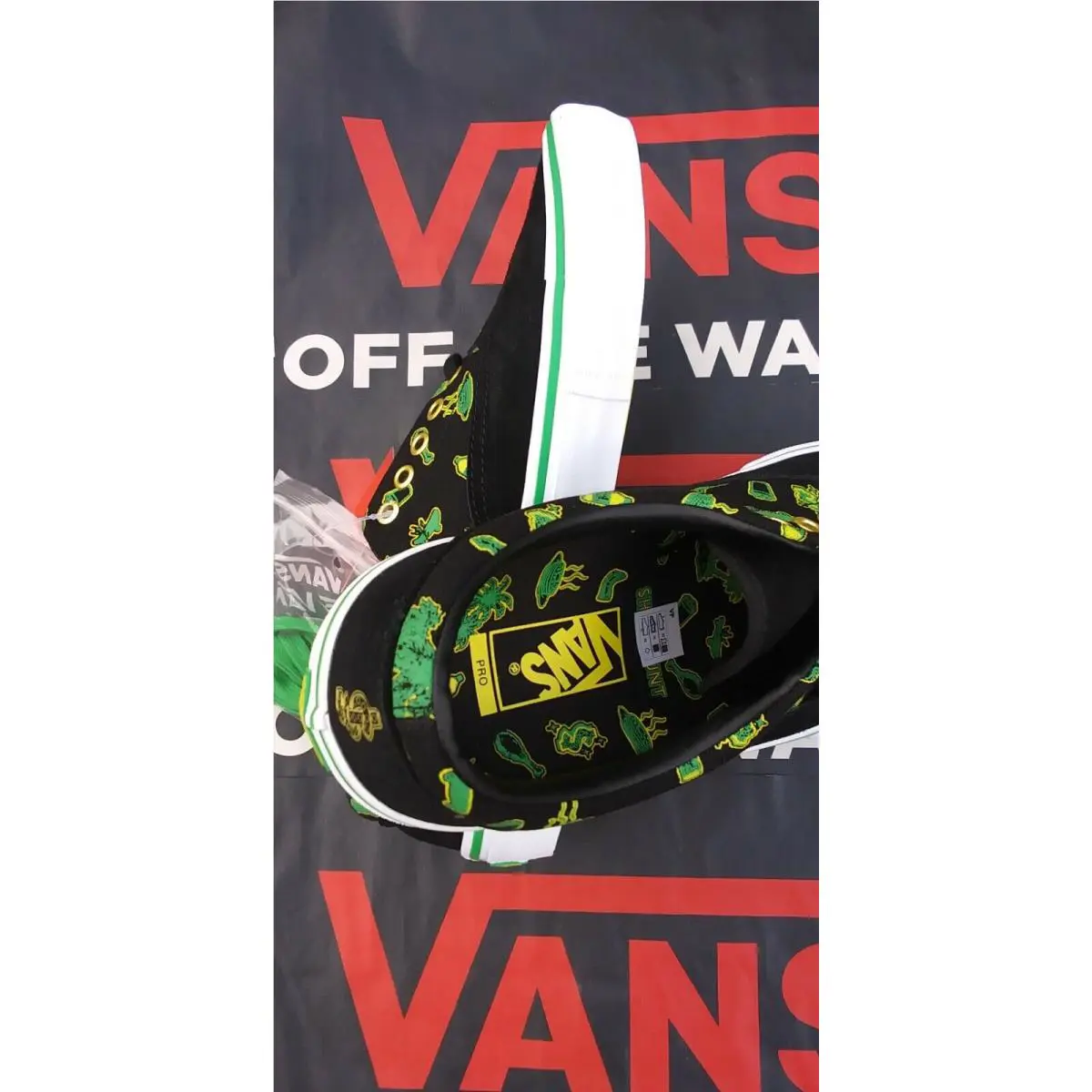 Vans shoes - Era Pro - Era Pro - VNOA347L0V4 - Black/Green 7