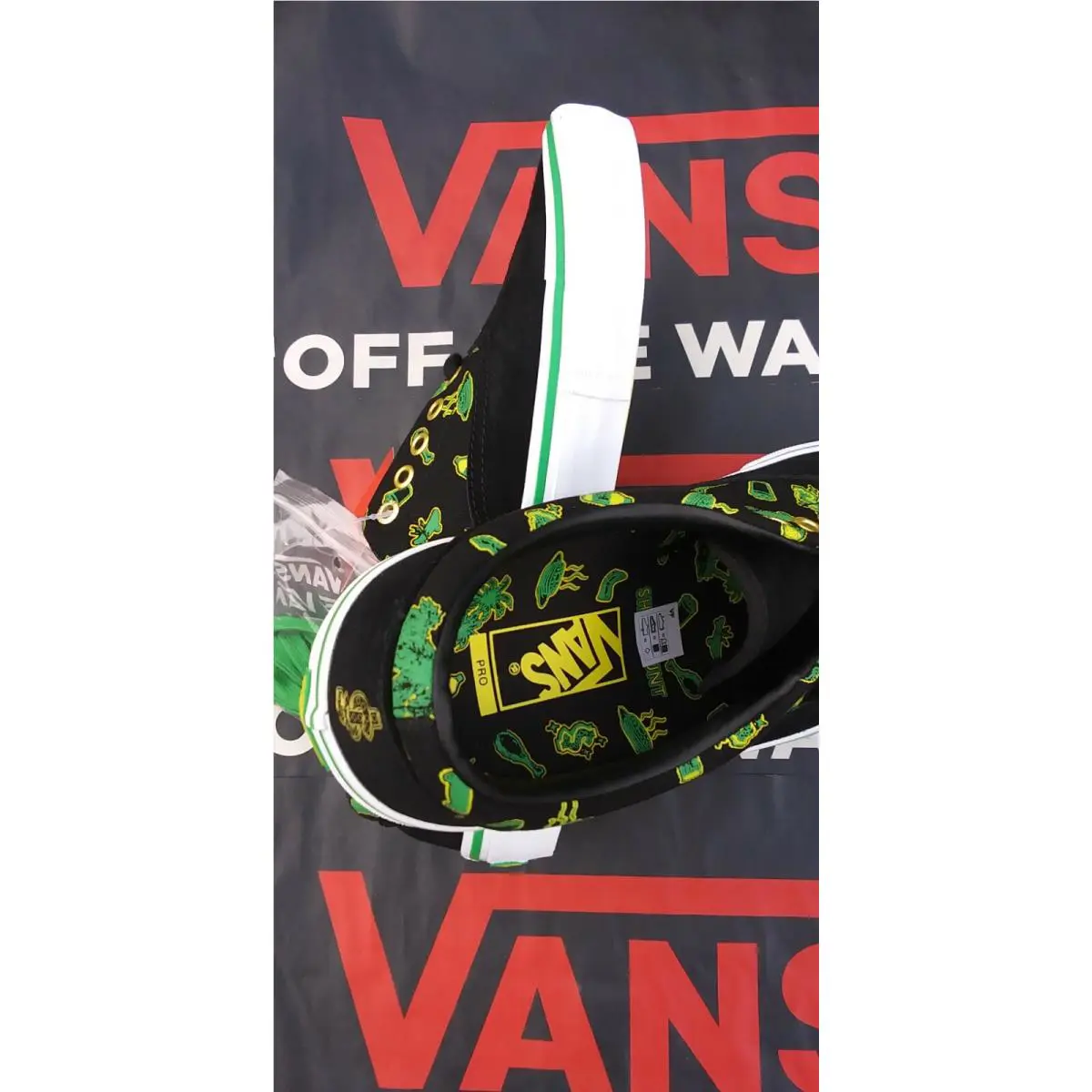 Vans shoes - Era Pro - Era Pro - VNOA347L0V4 - Black/Green 16