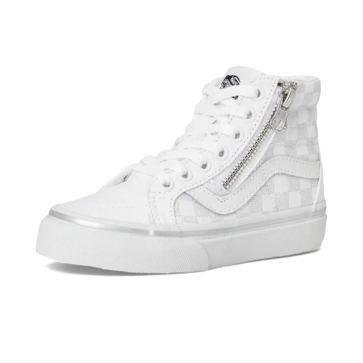 Vans shoes - Metallic Checkerboard Silver/True White 5