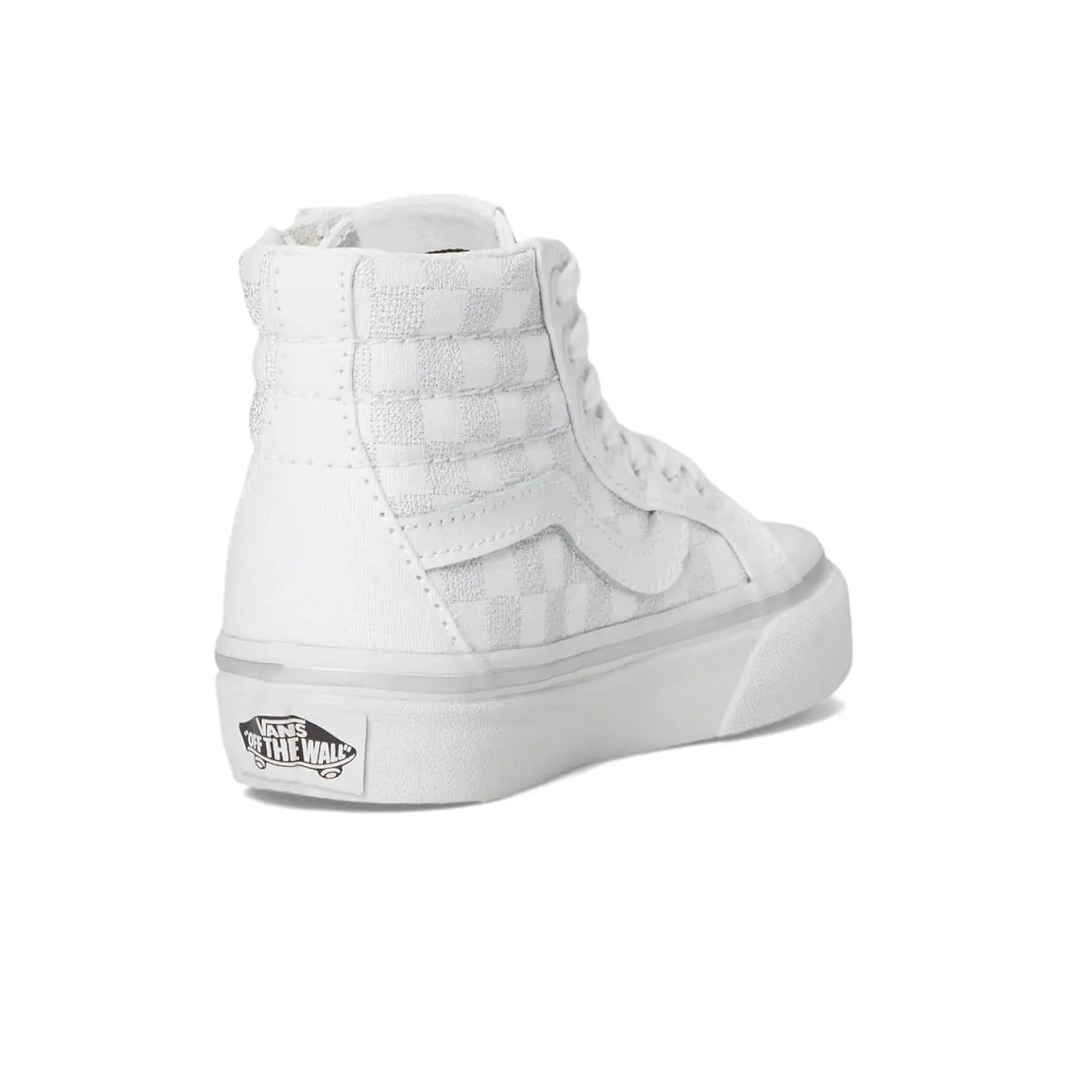 Vans shoes - Metallic Checkerboard Silver/True White 10