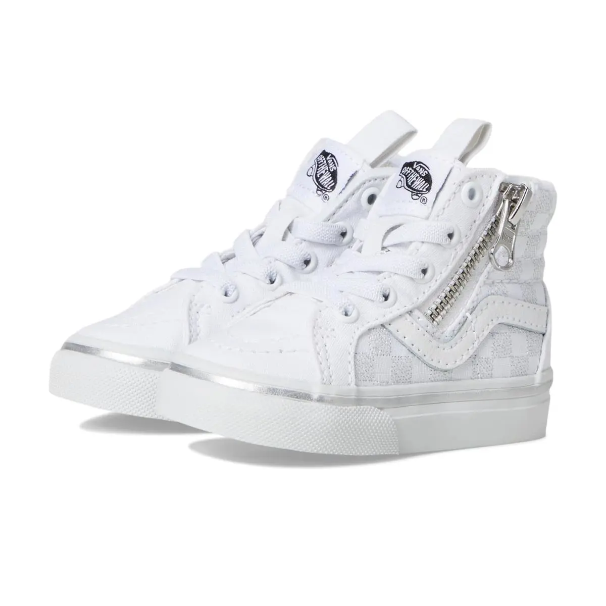 Vans shoes - Metallic Checkerboard Silver/True White 13