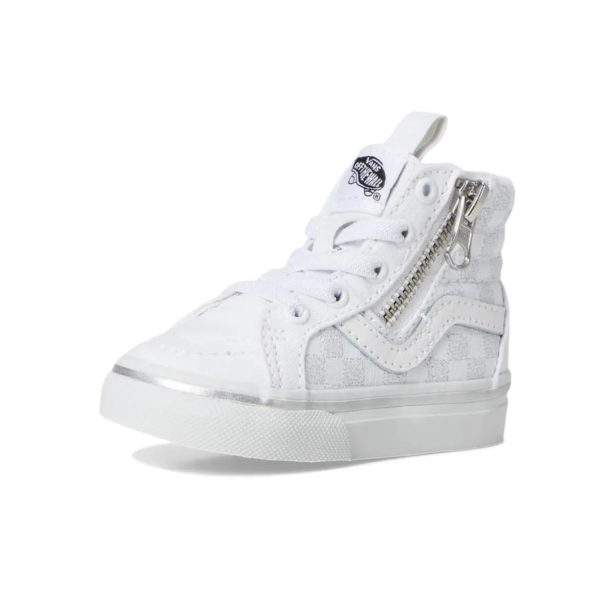 Vans shoes - Metallic Checkerboard Silver/True White 19