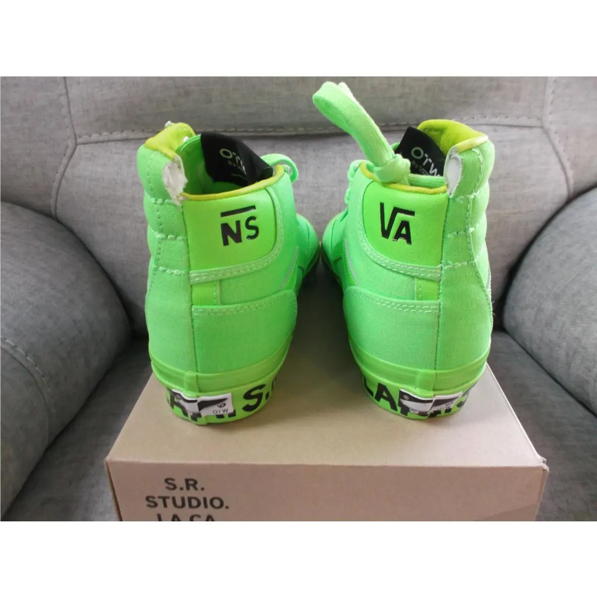 Vans shoes - VANS S.R. STUDIO. LA. CA. x Clash The Wall - VN000CNKYSC - Green (UPC: 197064725311) 1