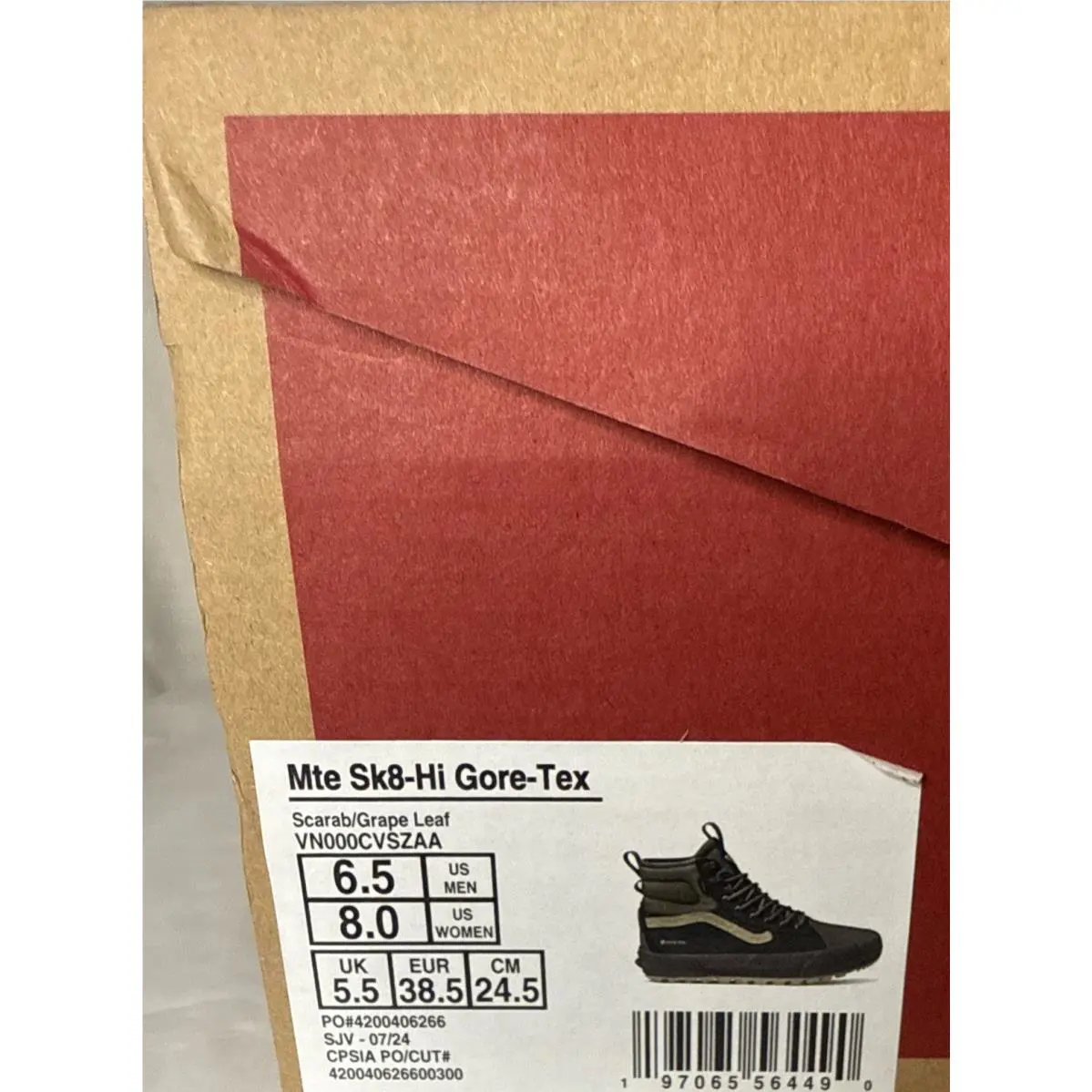 Vans shoes - VANS SK8 - VN000CVSZAA - Green, Manufacturer: Scarab/Grape Leaf Green (UPC: 197065564490) 11