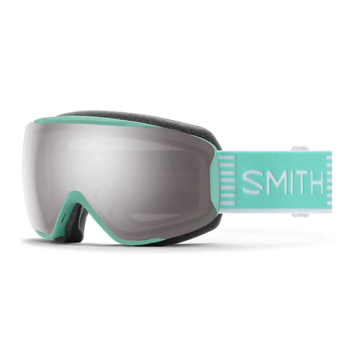 Smith Optics Moment Women’s Snow Goggles Iceberg Chromapop Sun Mirror - White
