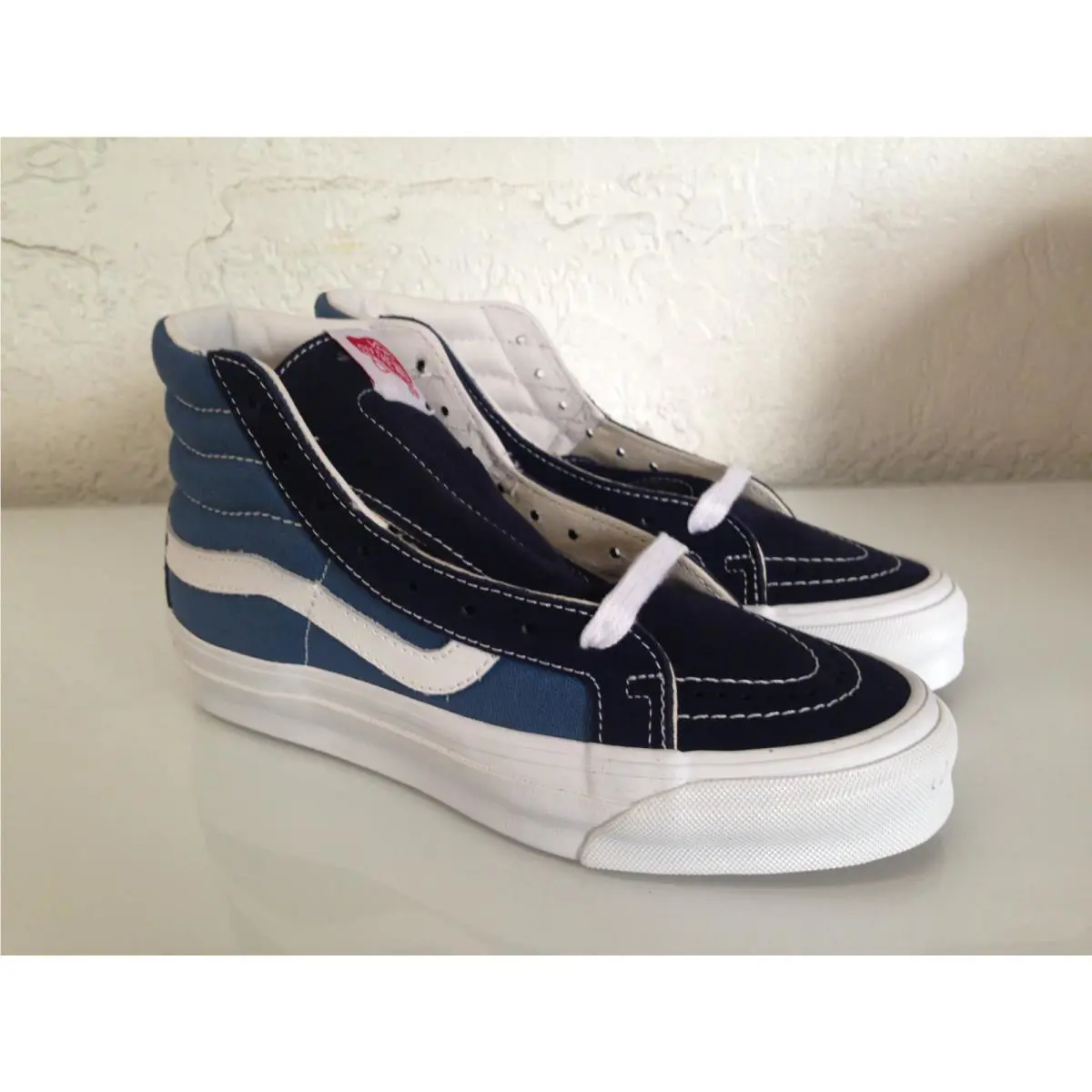 Vans shoes - VANS Sk8-Hi - VN0A4BVB - Blue 0