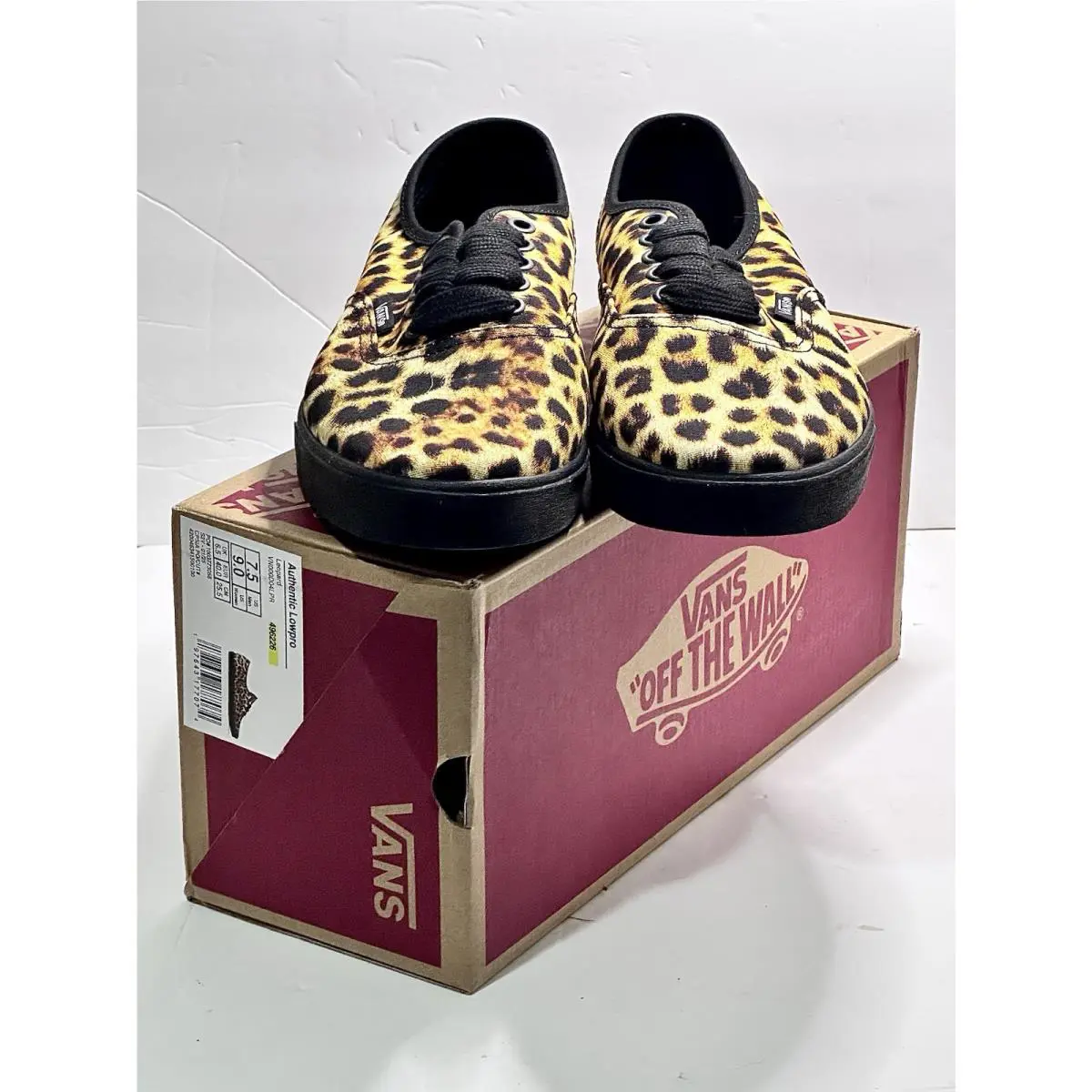 Vans shoes - VANS Off The Wall - Off The Wall - LEOPARD WITH BLACK (UPC: 0197643177074) 5