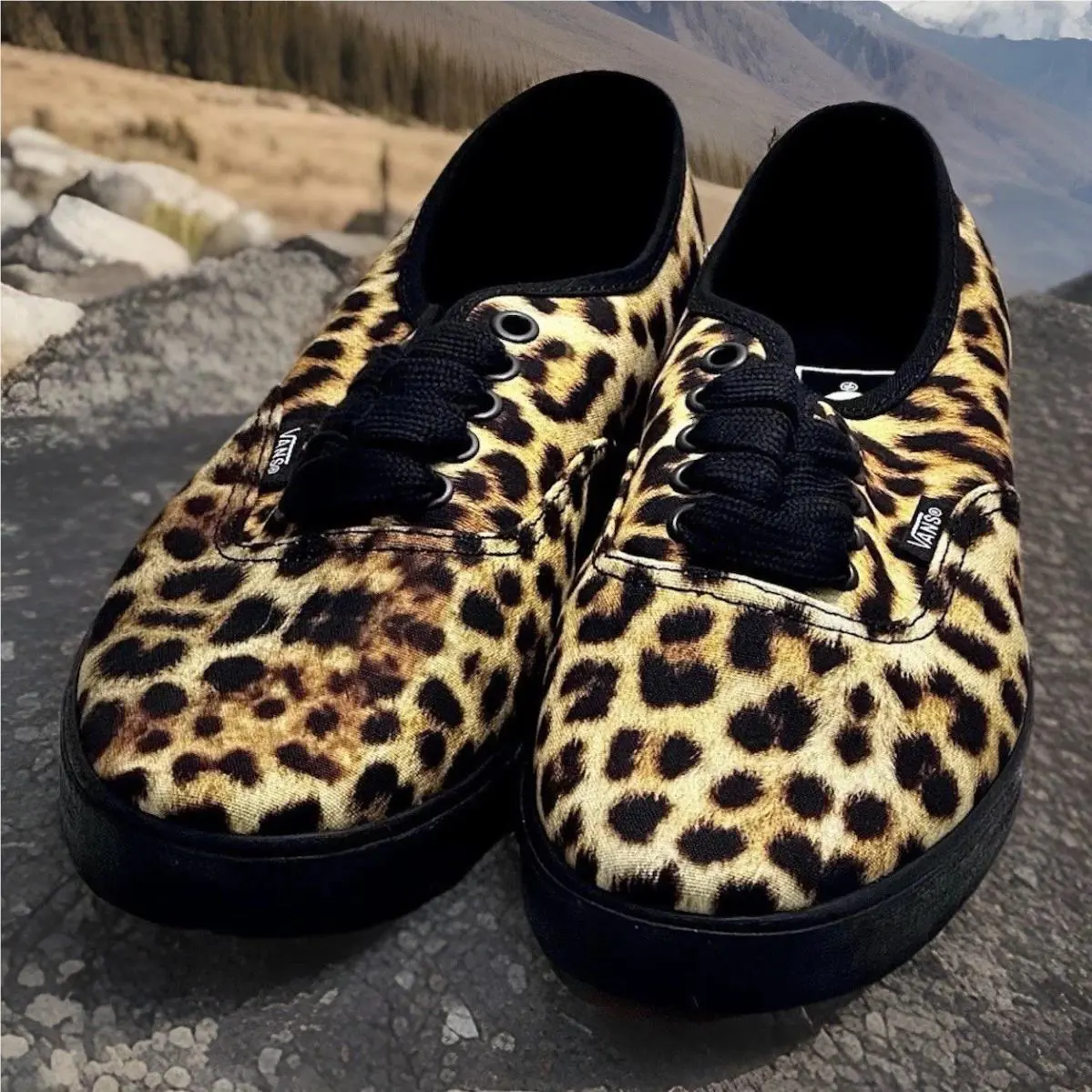 Vans shoes - VANS Off The Wall - Off The Wall - LEOPARD WITH BLACK (UPC: 0197643177074) 0