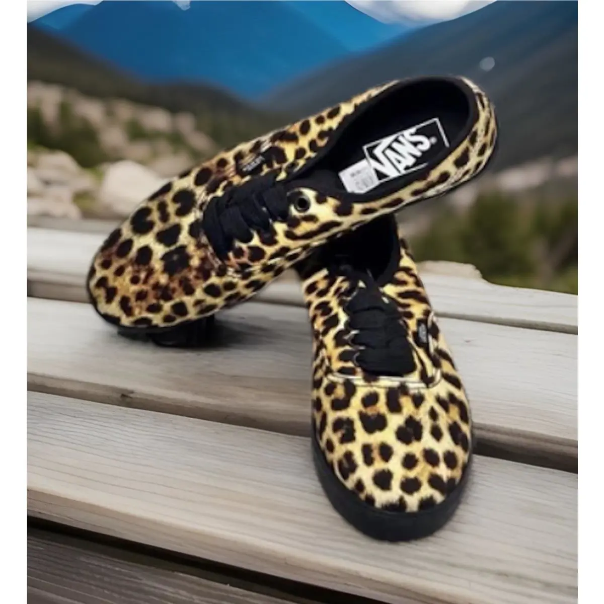 Vans shoes - VANS Off The Wall - Off The Wall - LEOPARD WITH BLACK (UPC: 0197643177074) 4