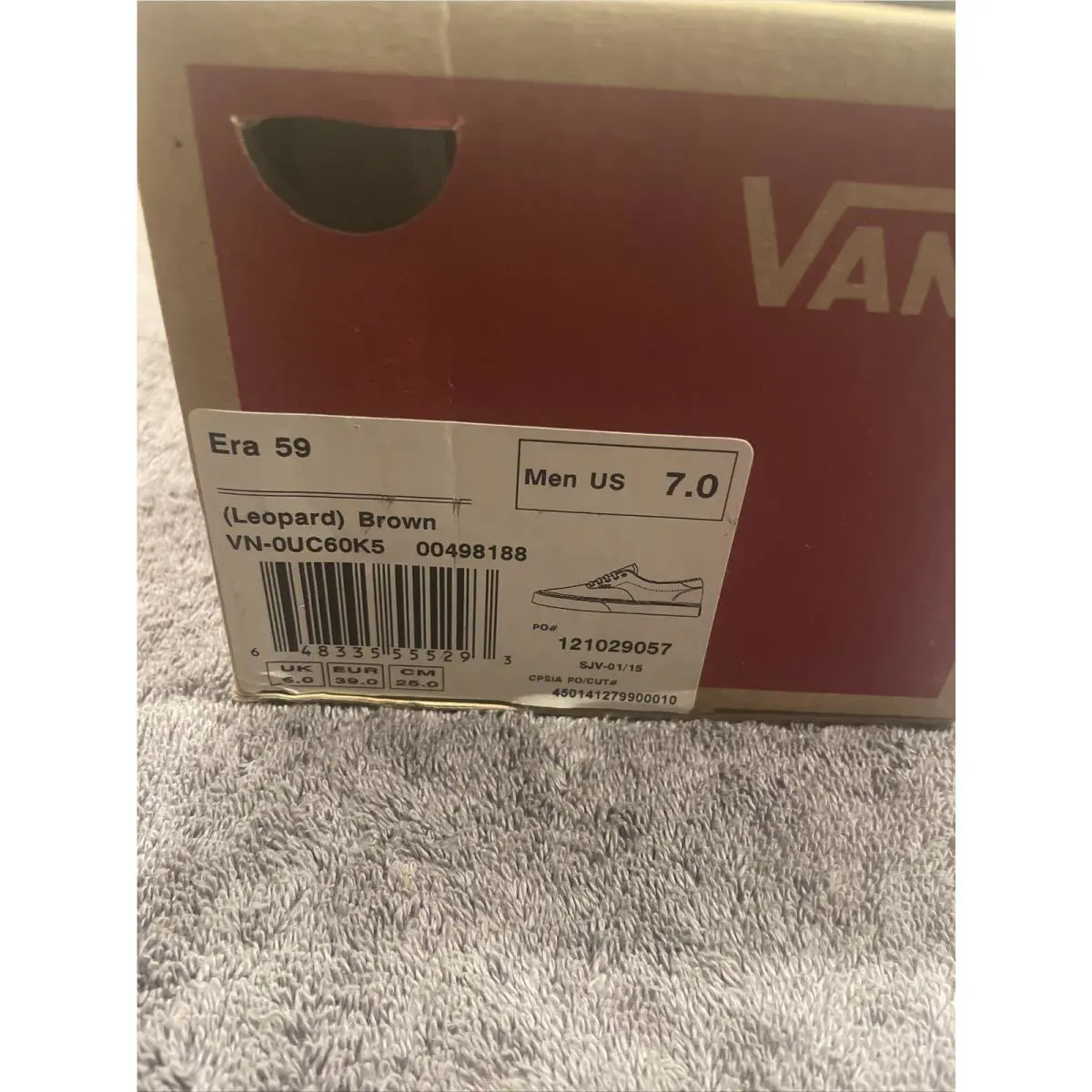 Vans shoes - VANS Era - Era - VN-0UC60K5 - Brown 7