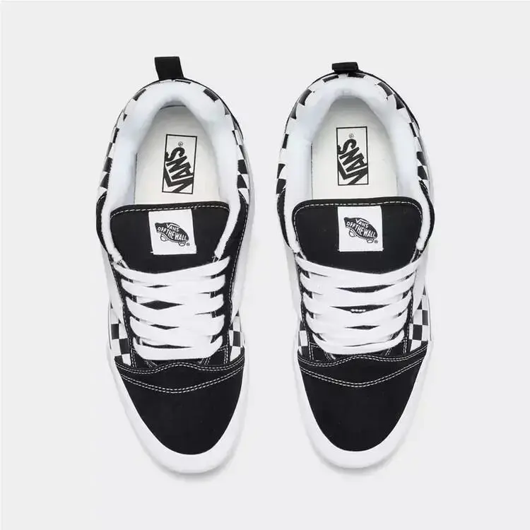 Vans shoes - VANS Knu Skool - Knu Skool - VN000D22BPB - Checkerboard Black White 1