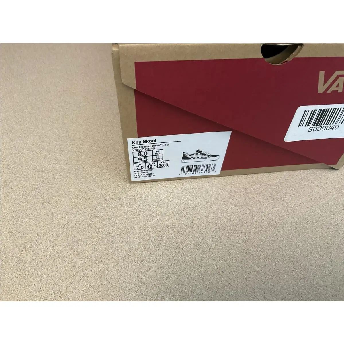 Vans shoes - VANS Knu-Skool - VN000D22BPB - Black/White 2