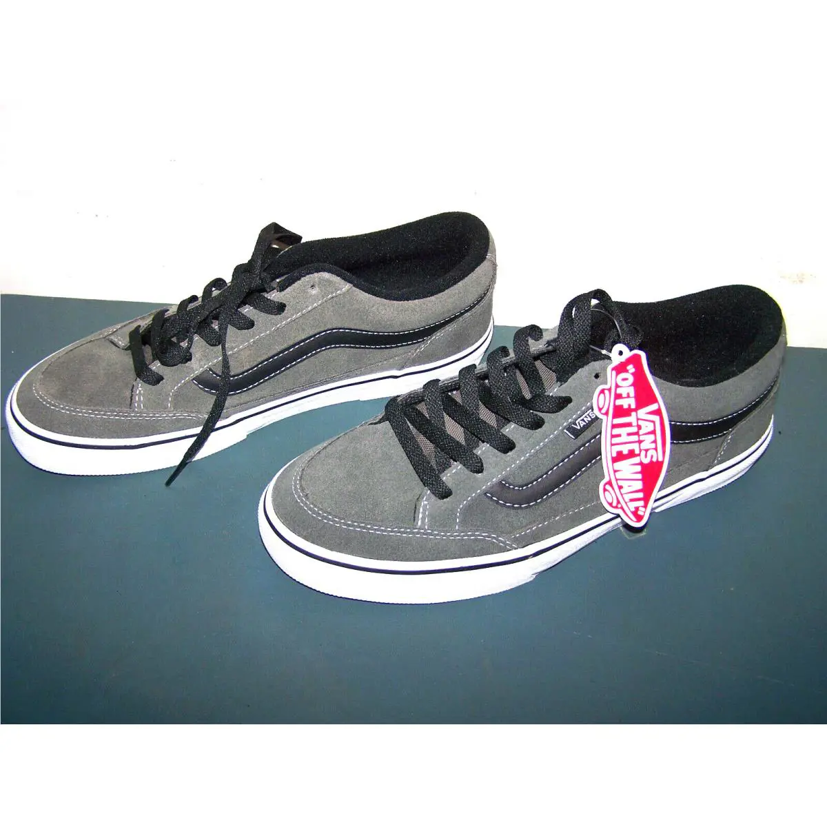 Vans shoes - CHARCOAL WHITE AND BLACK 1