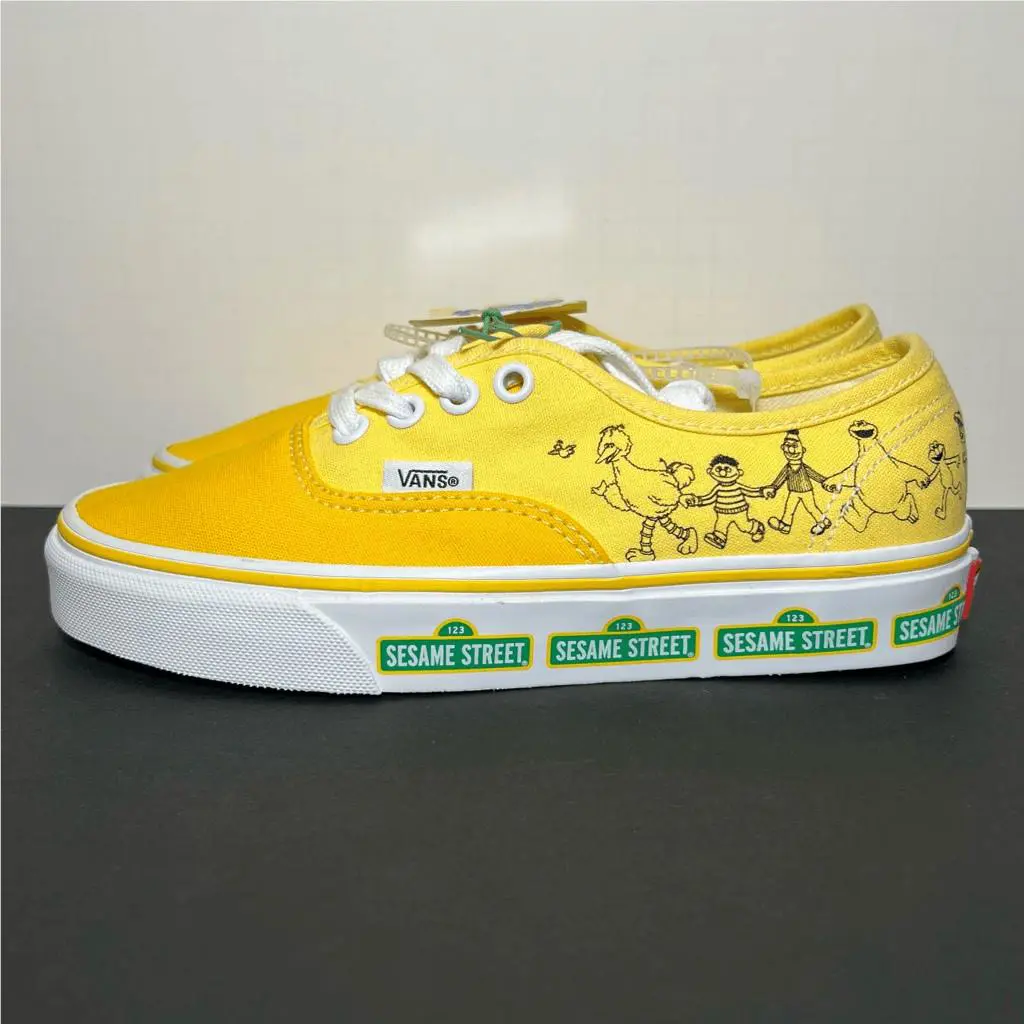 Vans shoes - Vans Authentic Sesame Street - Authentic Sesame Street - Yellow, Exterior: Multicolor 1