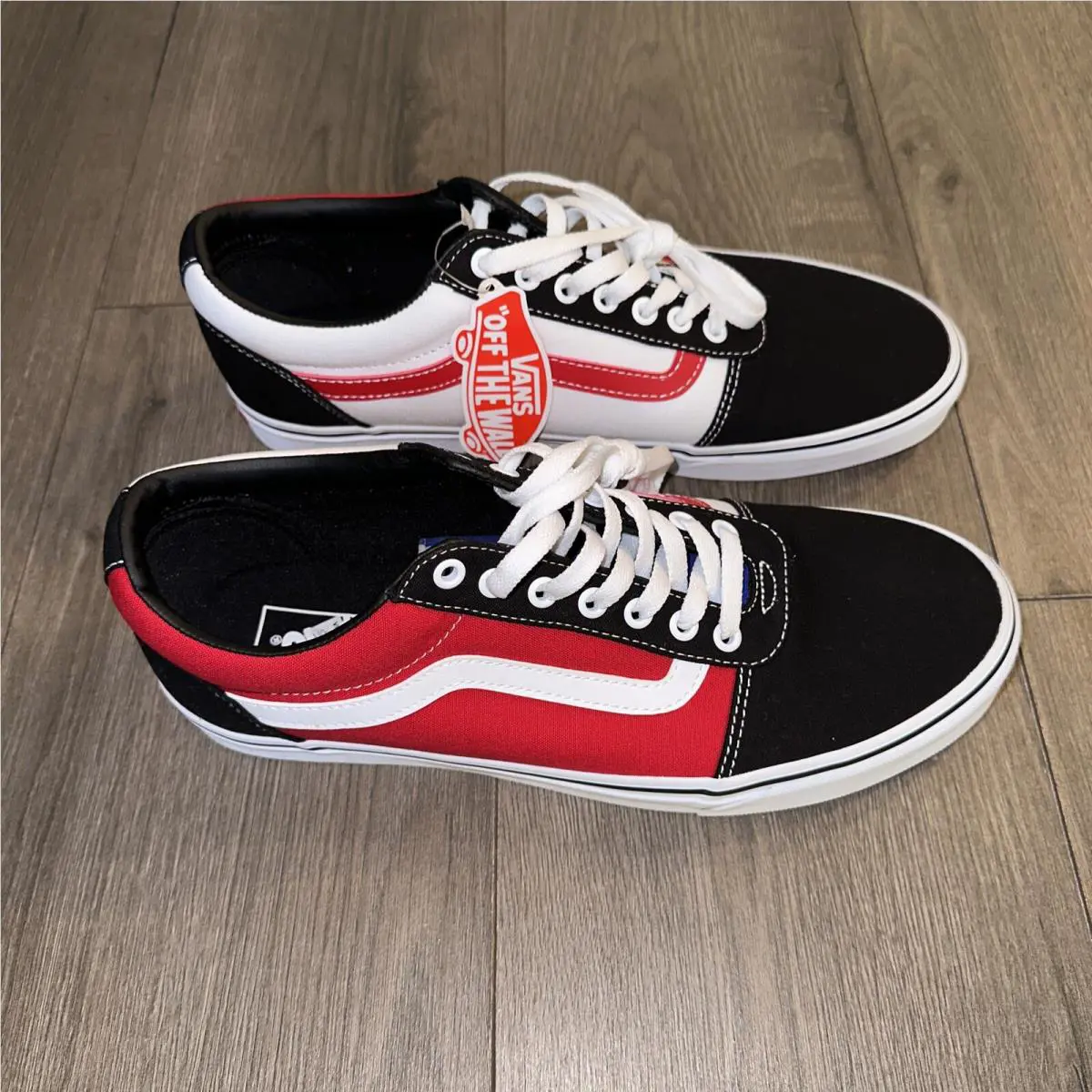 Vans Ward Yacht Club Low Skate Shoes Mens 11.5 Red White Blue VN0A5HTSY52