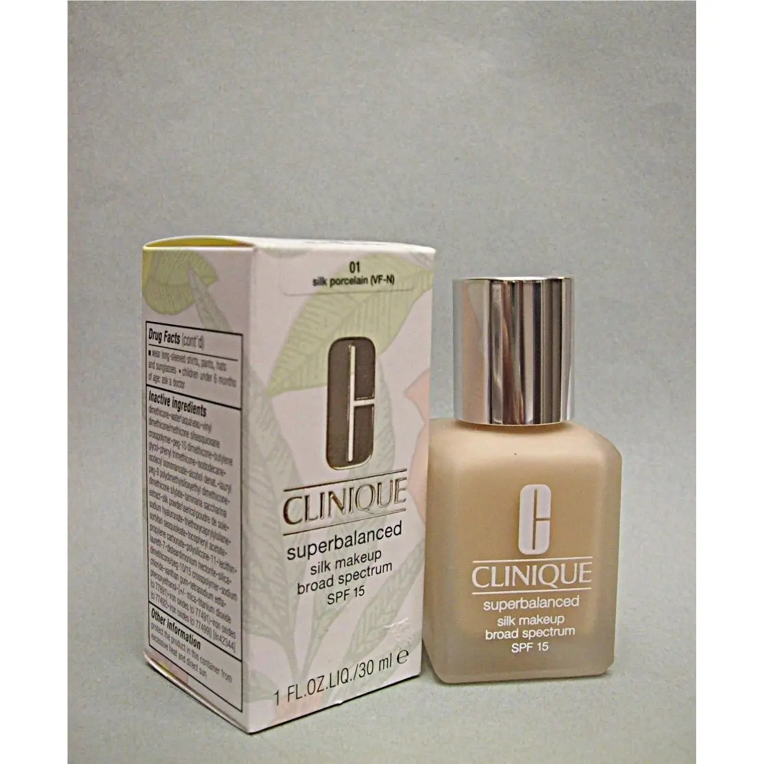 Superbalanced Silk Makeup SPF15 1 oz / 30 ml - You Choose Shade 01 Silk Porcelain (VF-N) by Clinique