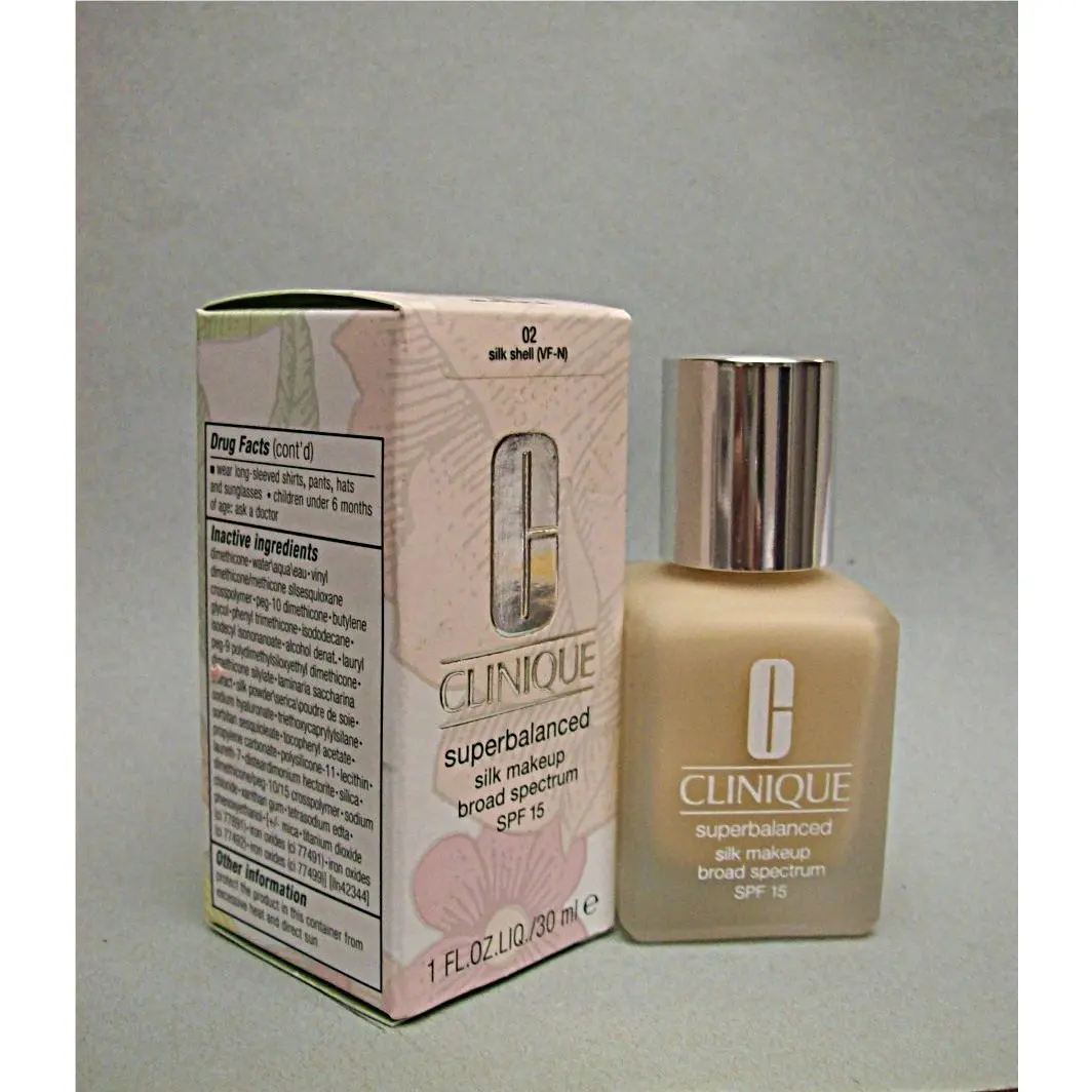 Superbalanced Silk Makeup SPF15 1 oz / 30 ml - You Choose Shade 02 Silk Shell (VF-N) by Clinique