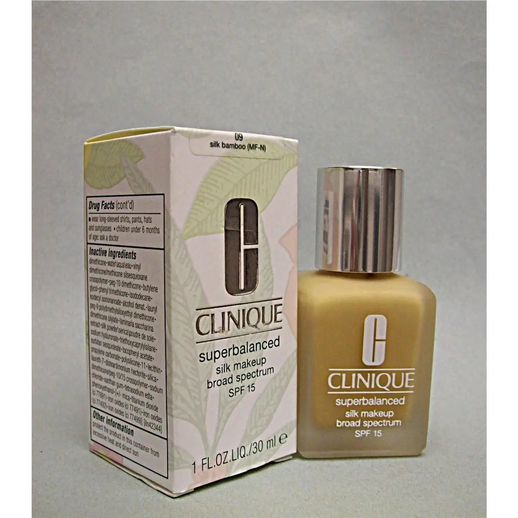 Superbalanced Silk Makeup SPF15 1 oz / 30 ml - You Choose Shade 09 Silk Bamboo (MF-N) by Clinique