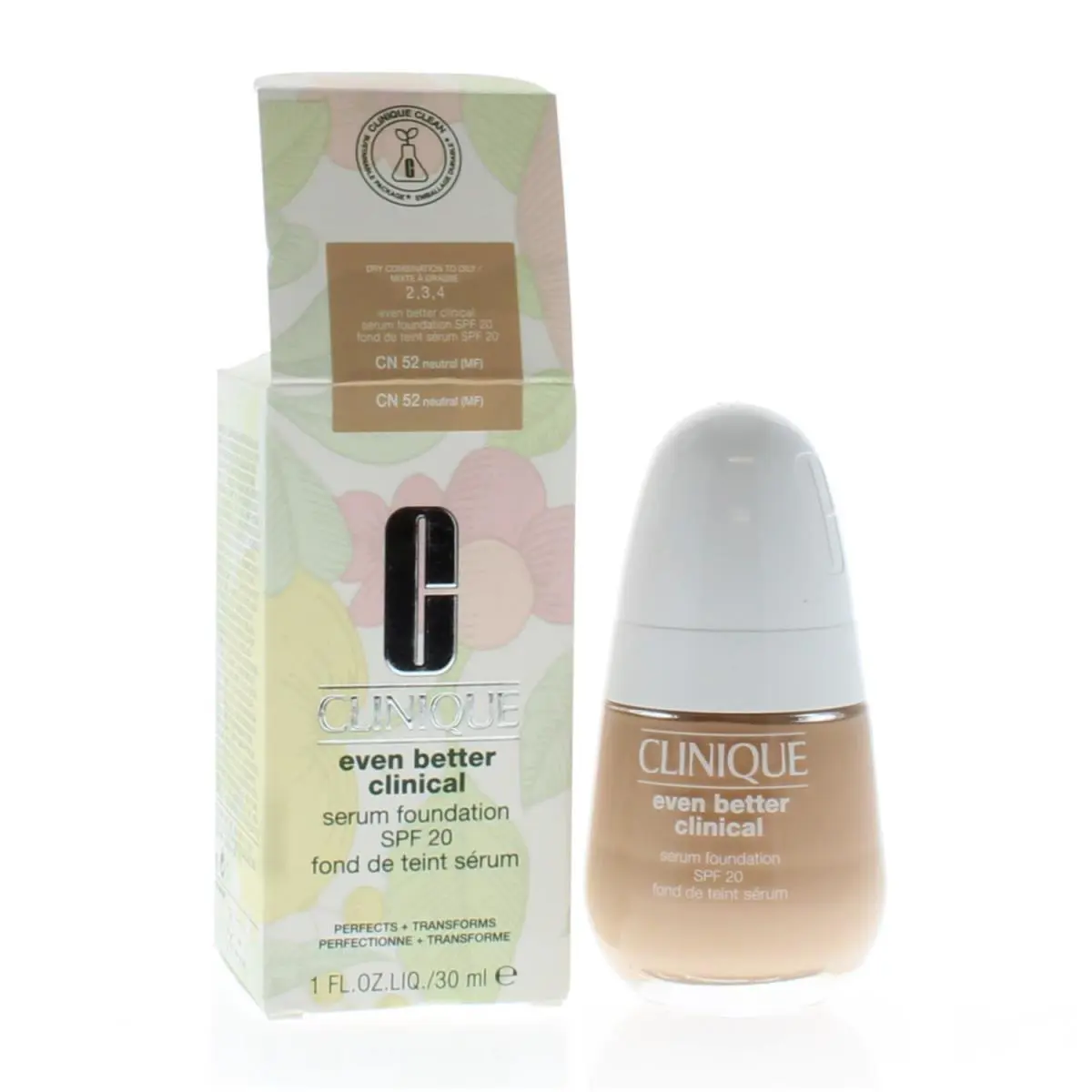 Clinique Even Better Clinical Serum Foundation Spf 20 CN 52 Neutral 1oz/30ml
