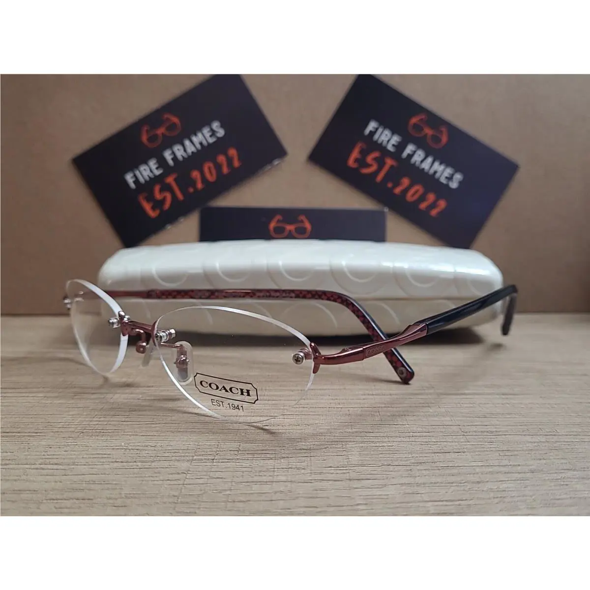 Coach Erin 207AF Shiny Bordeaux Eyeglasses Frames Coach Glasses 52-17-135