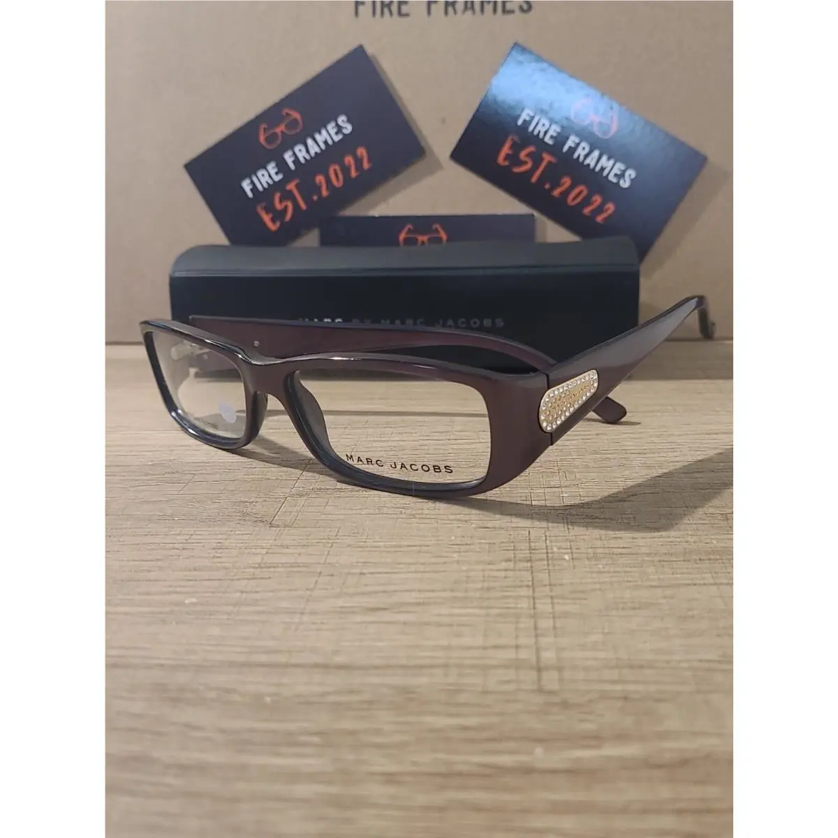 Marc By Marc Jacobs Purple W. Diamonds Eyeglasses Frames 53-15-135