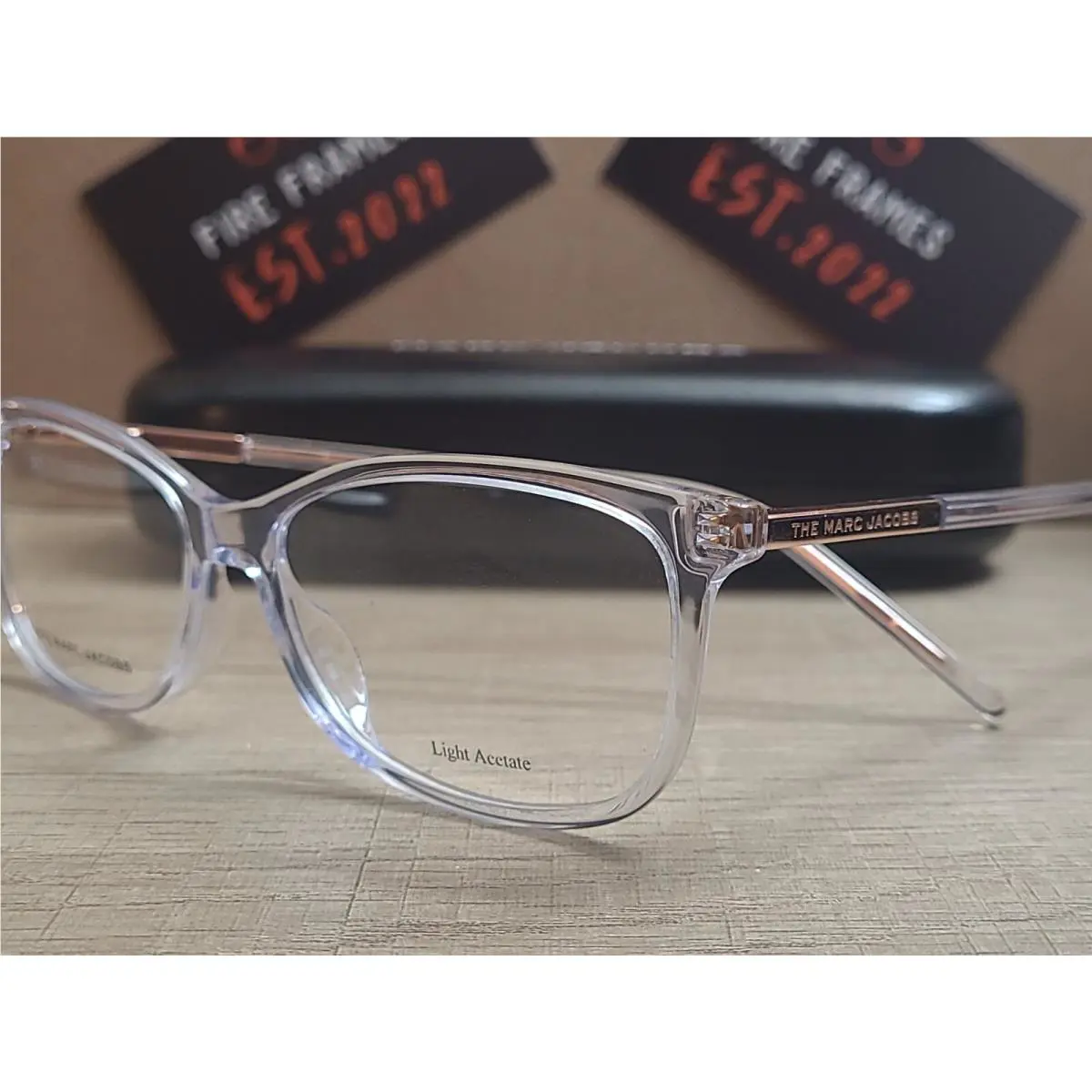 The Marc Jacobs Marc 513 789 Transparent Light Lilac Eyeglasses Frames53-15-145
