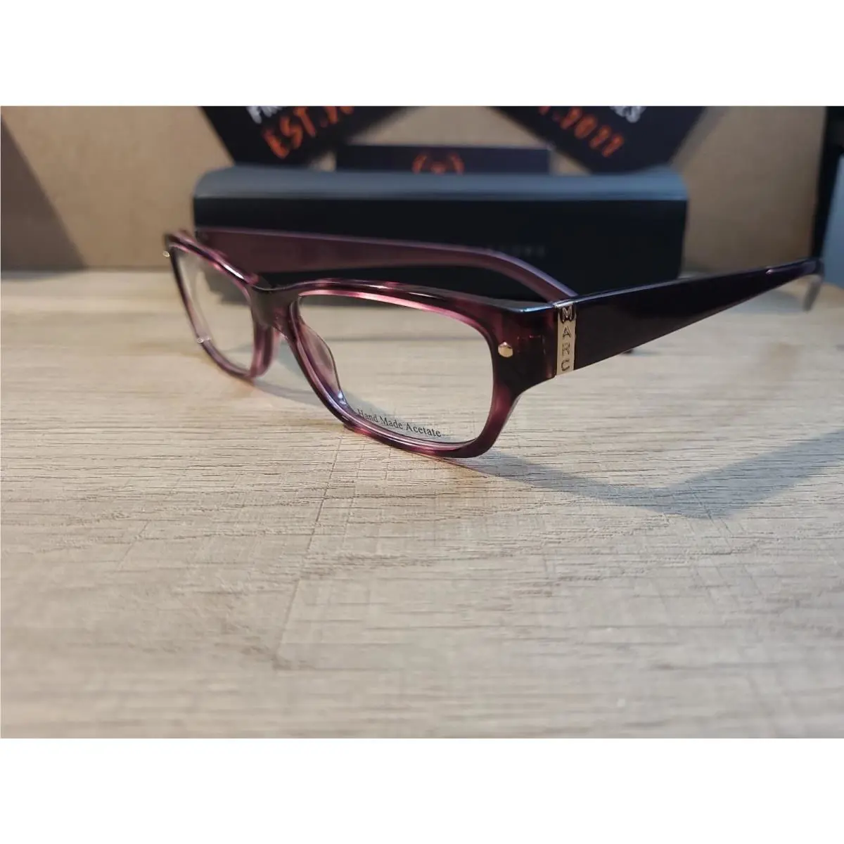 Marc By Marc Jacobs MMJ451 Yaq Purple Tortoise Eyeglasses Frames 50-14-130