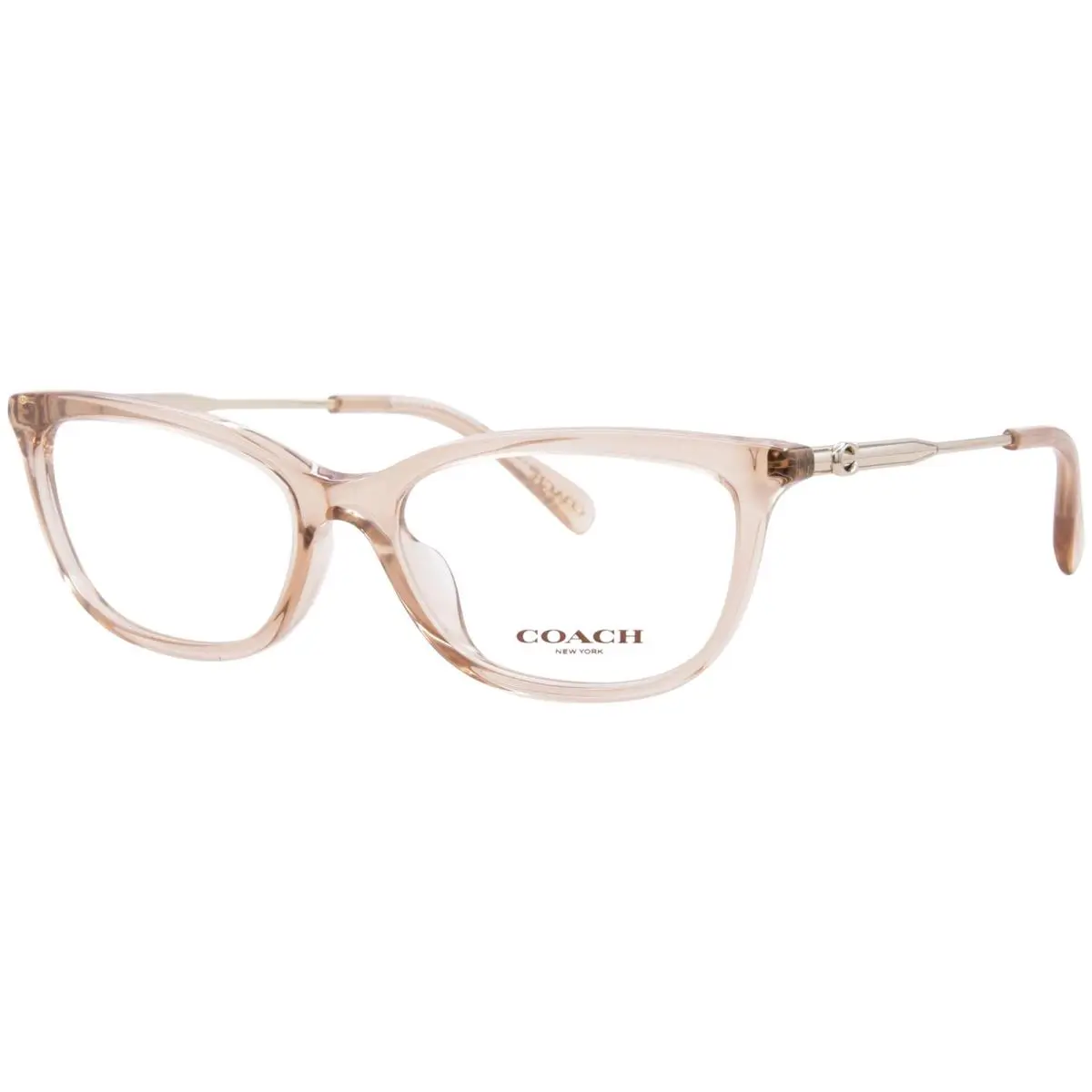 Coach HC6237U 5561 Eyeglasses Women`s Transparent Champagne Full Rim 54mm