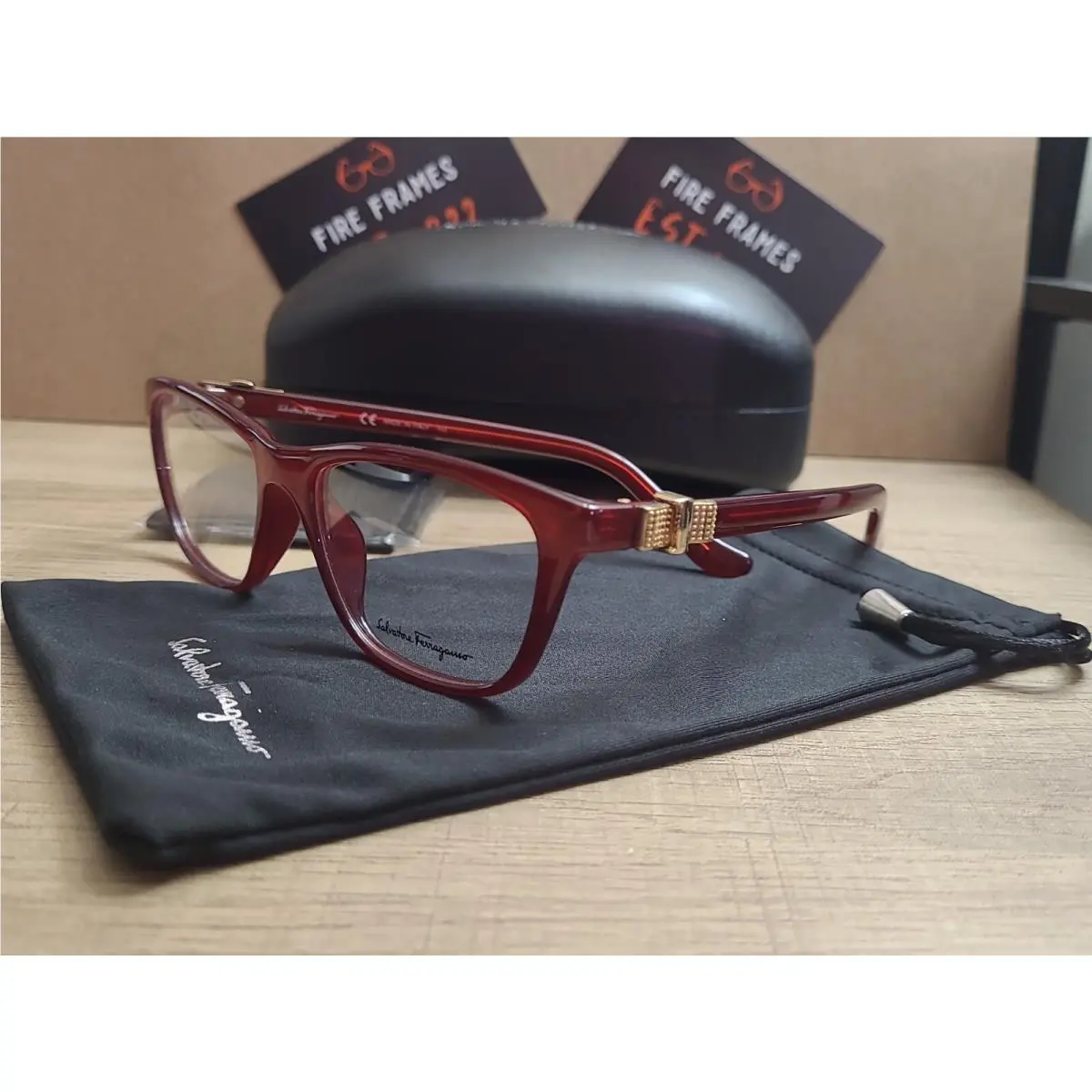 Salvatore Ferragamo SF2728 606 Red Eyeglasses Frames 53-16-135