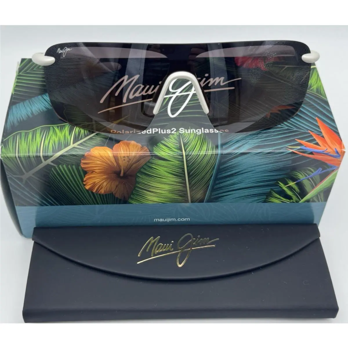 Maui Jim Palulu HS680-05 - Metal Matte Platinum / Hcl Bronze Lens
