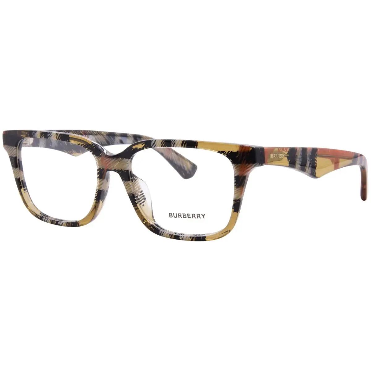 Burberry BE2425D 4146 Eyeglasses Women`s Check Sand Full Rim Square Shape 54mm