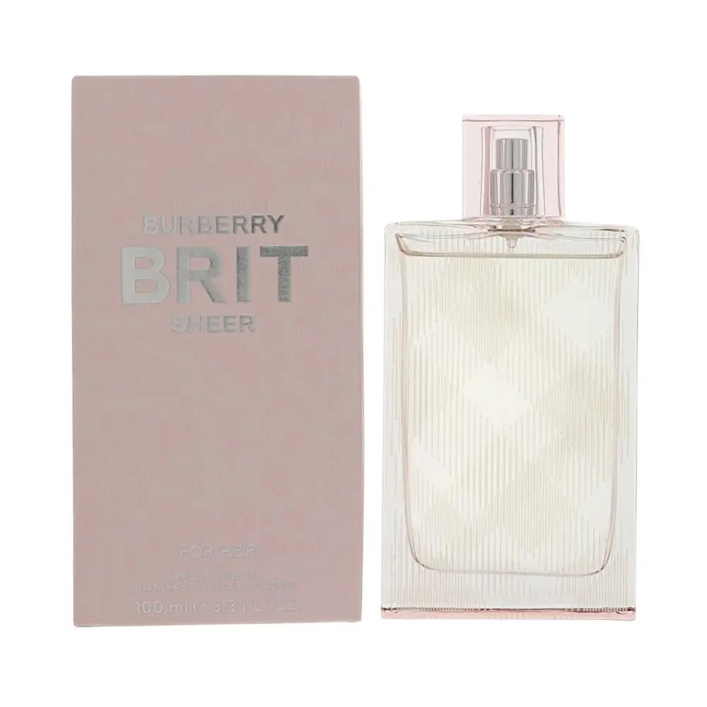 Brit Sheer  Box For Women 3.3 Oz Eau De Toilette Spray by Burberry