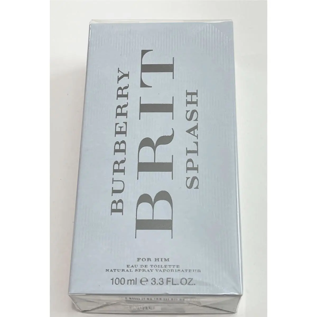 Burberry Brit Splash For Him Eau De Toilette 3.3 fl oz / 100 ml Box