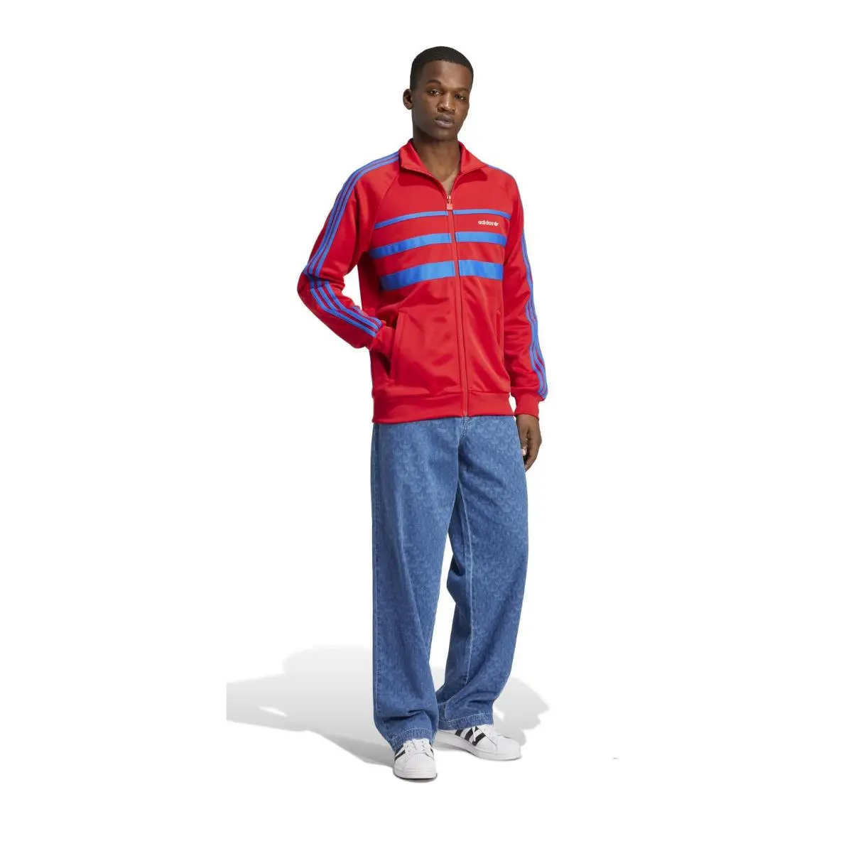Adidas clothing - adidas The First Track Top - Red 6