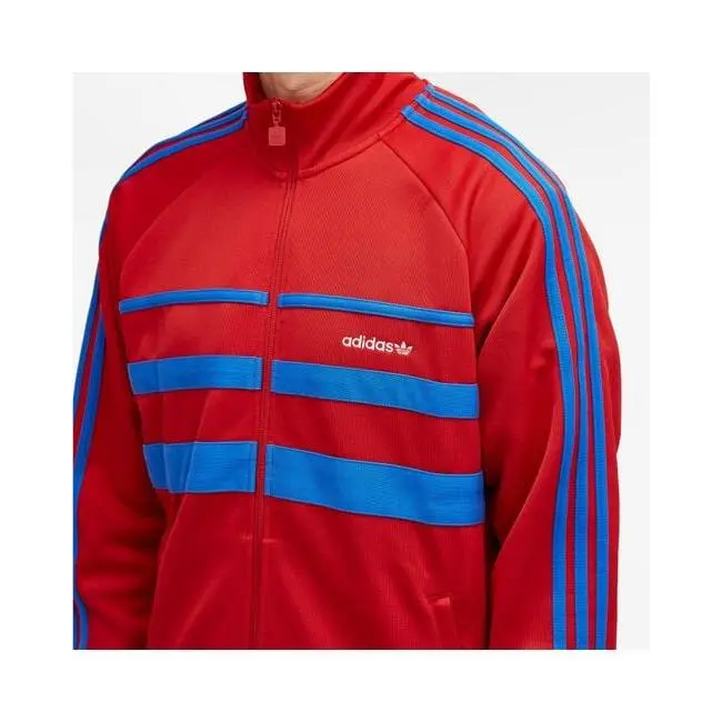 Adidas clothing - adidas The First Track Top - Red 10