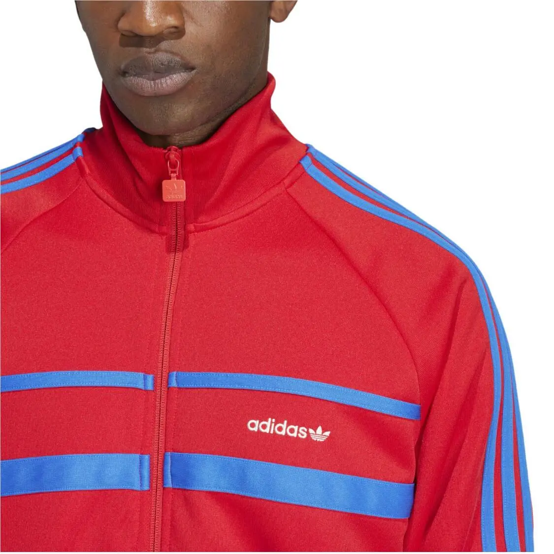 Adidas clothing - adidas The First Track Top - Red 8